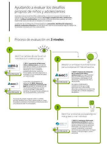 Infografía| Modelo evaluación 3 niveles