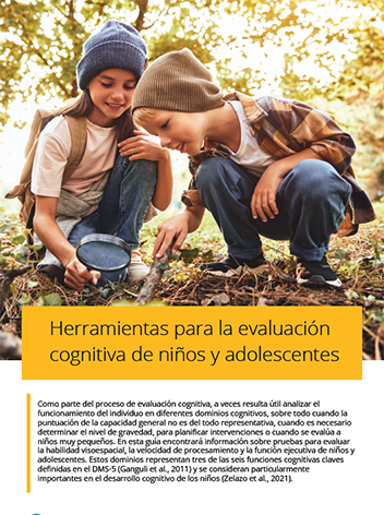 Herramientas para la evalución cognitiva de niños y adolescentes