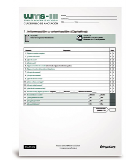 Wms Iii Escala De Memoria De Wechsler Iii Pearson Clinical Talent Assessment
