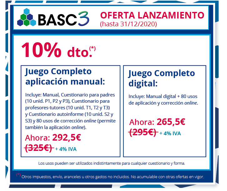 BASC3, Sistema de evaluación de la conducta de niños y adolescentes3
