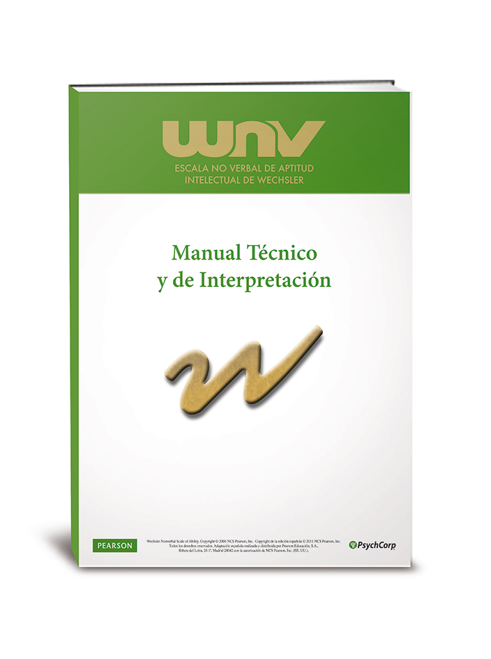 WNV, Escala No Verbal de Aptitud Intelectual de Wechsler