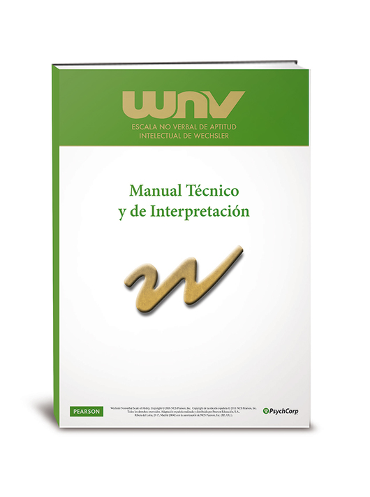 WNV, Escala No Verbal de Aptitud Intelectual de Wechsler